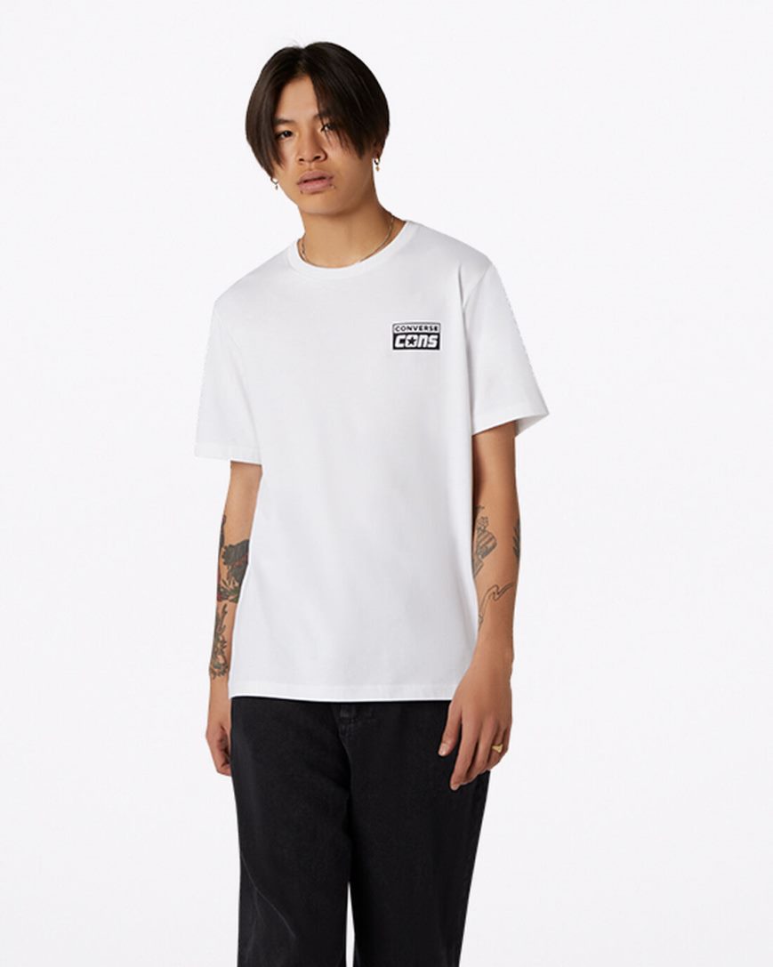 Camiseta Converse CONS Gráficas Masculino Branco | PT T037T94